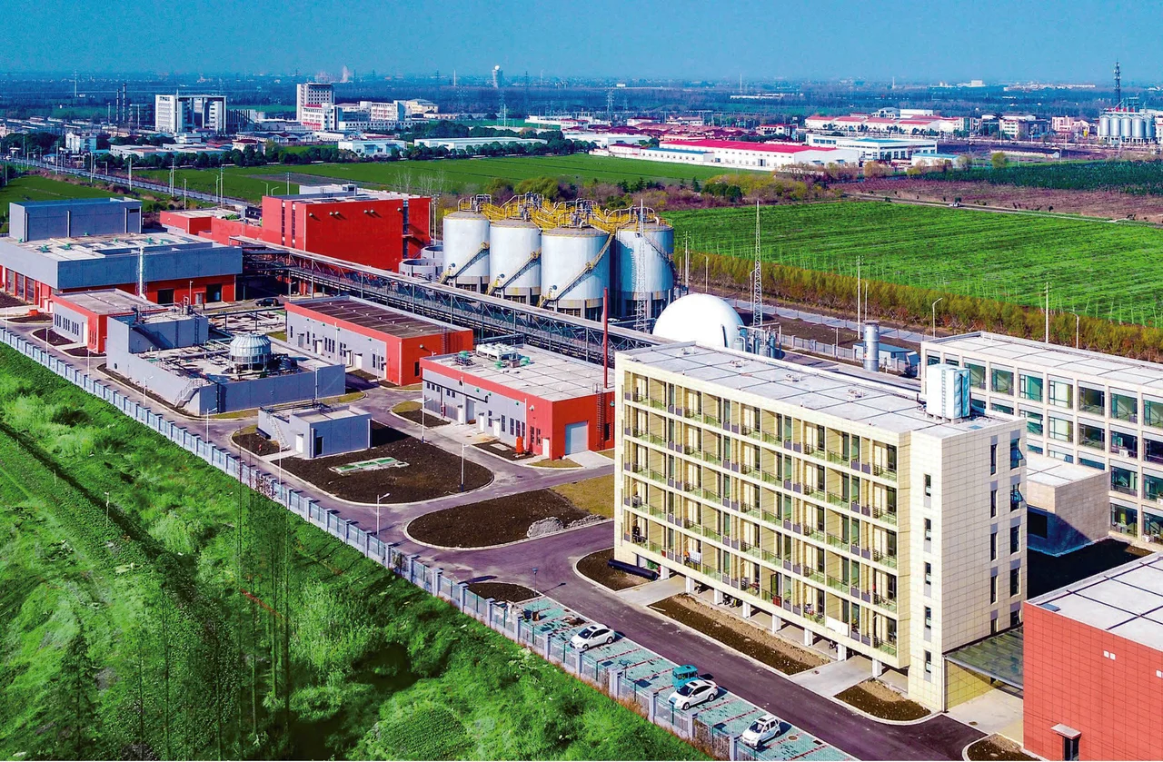 Organic waste AD facility and site overview