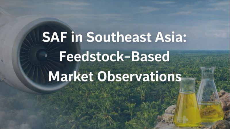 Cover of “SAF in Southeast Asia: Feedstock-Based Market Observations”