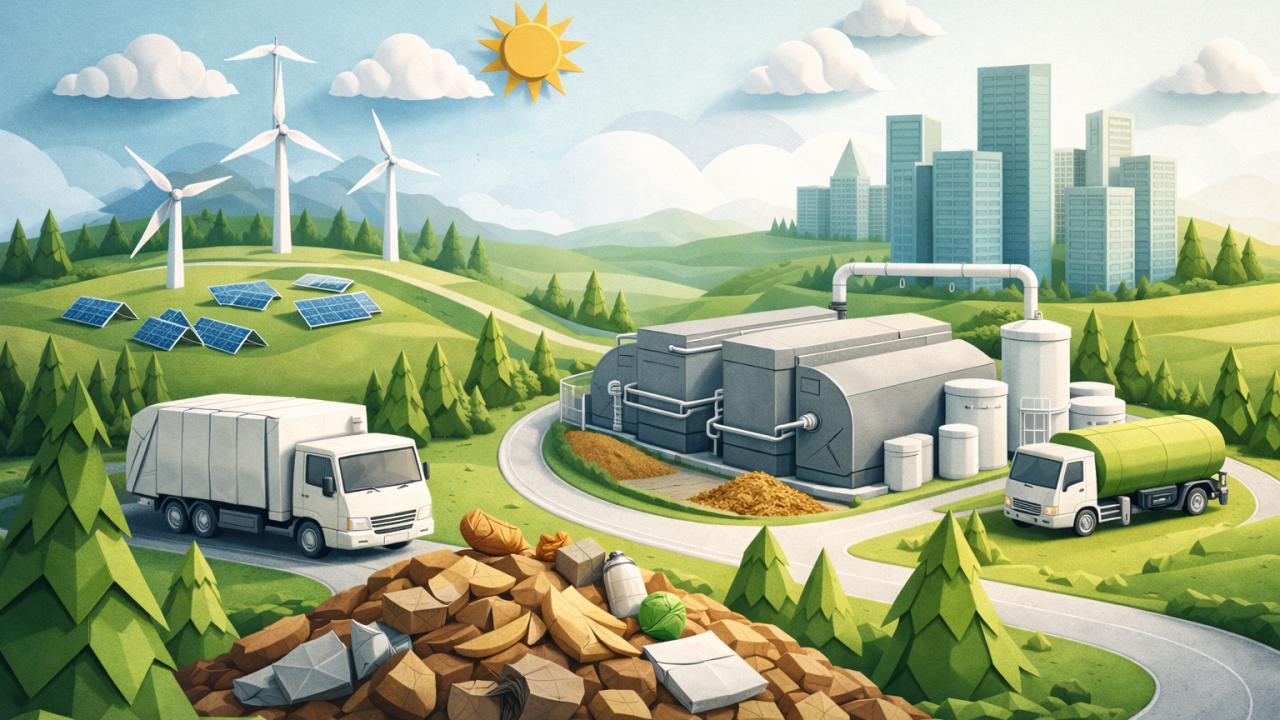 Cover of “MSW × Biomethane in Malaysia: Turning Waste Pressure into a Green Fuel Opportunity — Observations from ZERAI TECH”