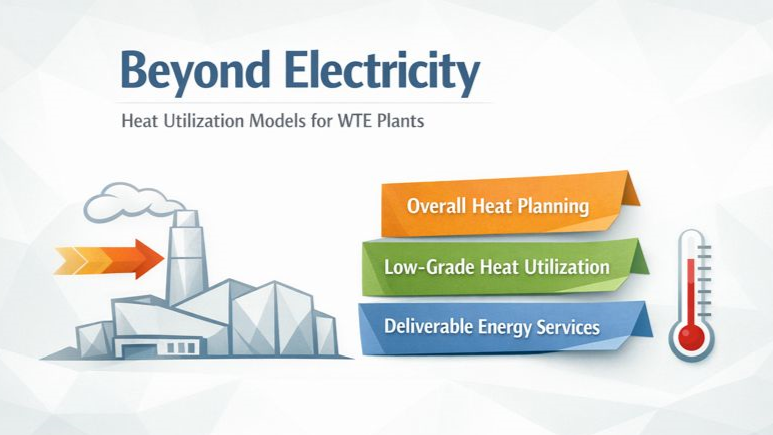 Cover of “Beyond Electricity: Heat Utilization Models for Waste-to-Energy Plants”