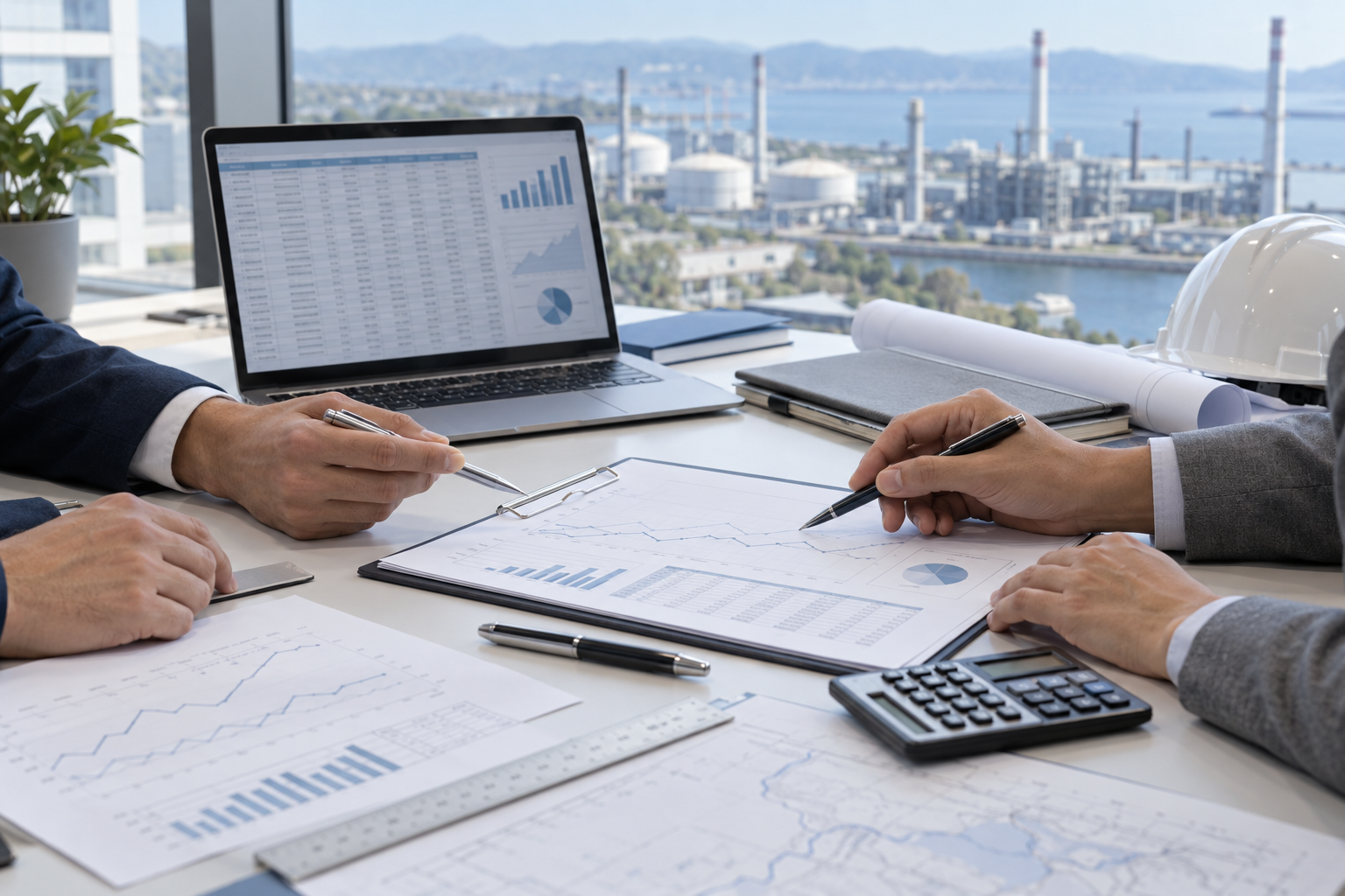Investors and financial institutions — illustrative work setting