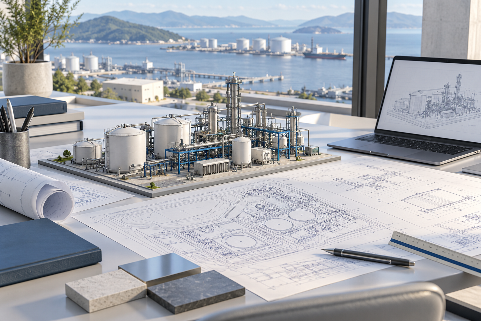 Engineering contractors, designers and consultancies — illustrative work setting